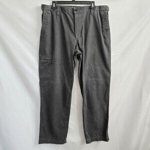 Dockers Cargo Pants Men 38x32 Black D3 Classic Fit Flat Front Cargo Pocket Mens